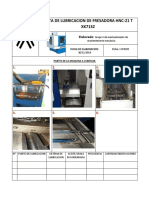 Ruta de Lubricacion de Fresadora HNC