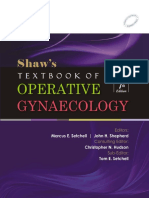 Shaws Text Book of Gynecology