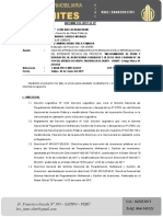 Informe 015 - Pistas 28 de Julio