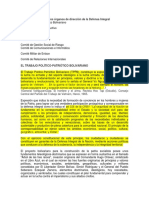 Comités de Trabajo de Los Órganos de Dirección de La Defensa Integral