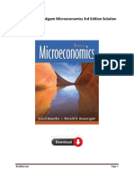 Test Bank Solution For Besanko & Braeutigam Microeconomics 3rd Edition 