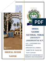 Report On Industrial Visit Sanchi Bhopal