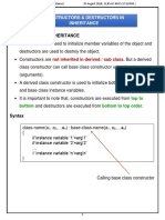 Constructor in Inheritance PDF