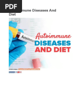 Autoimmune Diseases and Diet