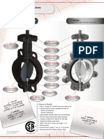 MA Stewart L-D-4-S-E-LH Butterfly Valves Drawings and Specifications