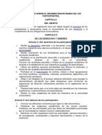 Regl Regimen Disciplinario UNESR 8-6-1990 PDF