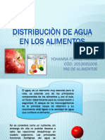 Expo Distribucion de Agua en Los Alimentos