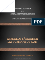 3.2 Arreglos Basicos en Las Turbinas de Gas