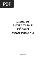 Abigeato Derecho Penal