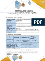 Guía de Actividades y Rubrica de Evaluación - Paso 4 - Psicología Jurídica y Acción Psicosocial