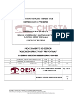 Procedimiento de Acciones Correctivas y Preventivas