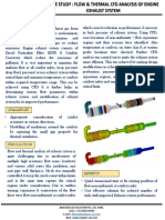 Flow Thermal CFD Analysis of Engine Exhaust System PDF