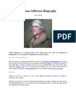 Thomas Jefferson Biography