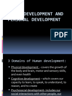 Human Development and Personal Development