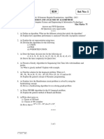 Design and Analysis of Algorithms - May-2013 PDF