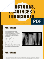 Fracturas, Esguinces Luxaciones