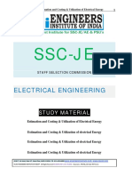 SSC JE Study Materials Estimation & Costing