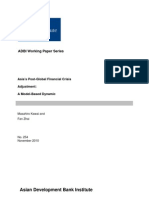 Asia's Post-Global Financial Crisis Adjustment: A Model-Based Dynamic