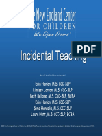 Incidental Teaching