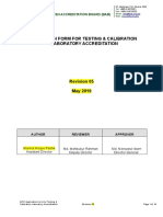 AF01 - 17025 - 2017 - Application Form of BAB Rev5