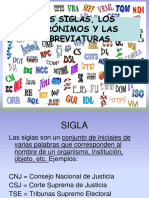 Siglas y Acrnimos