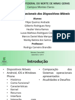 Slide Sistemas Operacionais de Dispositivos Móveis