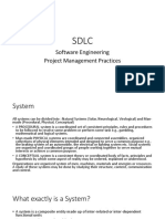 SDLC Software Engineering PM Concepts