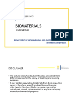 Biomaterials 2018 - Ceramic Biomaterials PDF