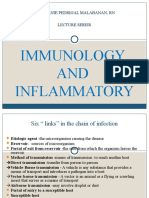 Immunology AND Inflammatory: Mr. Bernie Pedrigal Malabanan, RN Lecture Series