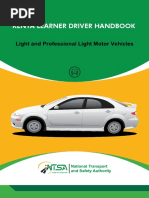 Ntsa Private Light Vehicles Learner's Handbook 2017