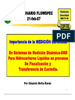 E Motta UIS - Importancia de La Medición de Densidad en SMD HC Líquidos