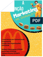 A Função de Marketing Do McDonald's