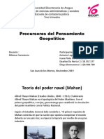 Precursores Del Pensamiento Geopolitico