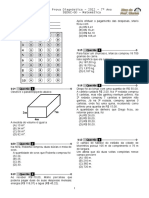 1 P.D - 2012 (Mat. 7º Ano) - BPW