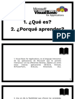 Presentación - Programación VBA - 1ra - Sesion PDF