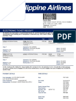 Electronic Ticket Receipt 12NOV For JOMEL C GARCIA