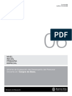 Informe Evaluación Desempeño Personal Docente PDF