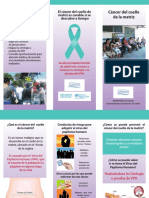 Triptico Cancer Cervico Uterino PDF