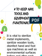 How To Keep Nail Tools and Equipment Functional