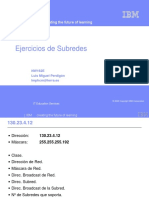 Ejercicios de Subredes