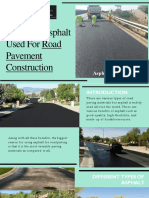 Types of Asphalt Used For Road Pavement Construction