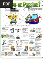 Active or Passive MULTIPLE CHOICE EXERCISES