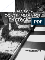 Livro Dialogos Contemporaneos em Geografia