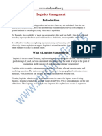 Logistics Management PDF