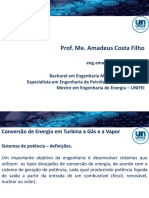 Aula 01 - Conversão de Energia em Turbina A Gás e A Vapor