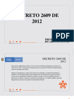 Presentacion Decreto 2609-2012