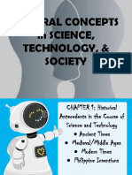 GENERAL CONCEPTS in SCIENCE TECHNOLOGY