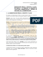 Tema 8 La Administracion. Cuerpo de Gestión Castilla y León Promoción Interna PDF