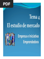 Tema 4 El Estudio de Mercado