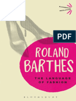 Roland Barthes-The Language of Fashion-Fashion Systems PDF